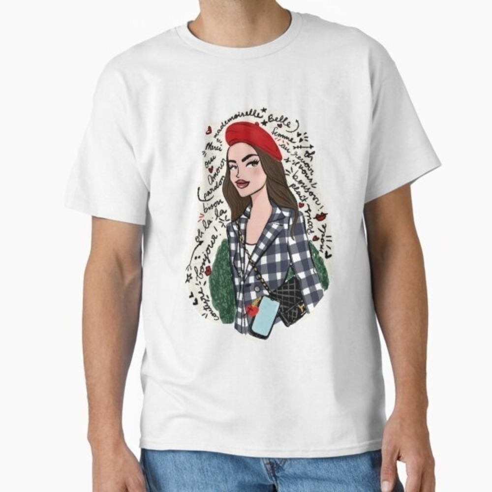 Emily In Paris Cafe Scene Fashion Graphic Tee s